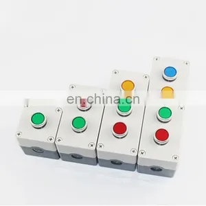 Waterproof Button Switch Emergency Stop Industrial Handhold Control Box, Push Button Switch Control Station Box thumbnail-4