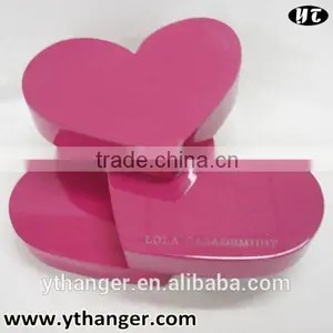 Wedding Decoration Heart Shaped Red Wood Heart Christmas Decoration thumbnail-2
