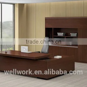 WORKWELL Wooden Executive Office Table With Side Table S4-258B Quality Choice thumbnail-3