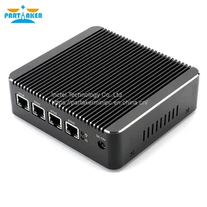 Micro Firewall Appliance, OPNsense, VPN, Router PC, Intel Celeron J4125, Partaker H3, AES-NI, 4 x Intel 2.5GbE I225-V LAN, 2 x USB3.0, VGA, HDMI, Fanless, 4G RAM, 32G SSD thumbnail-1