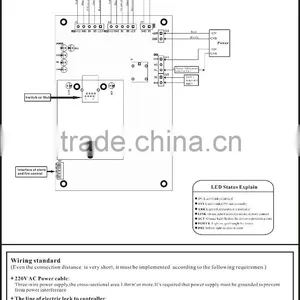 HSY-01B Free Software 12VDC 4-7A TCP/IP RFID Wiegand Access Control Board thumbnail-5