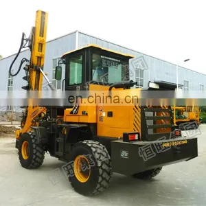 Medium Excavator Loader Multi-function Loader Attachment Pile Driver Drilling Machine for Sale thumbnail-5