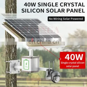 HD 1080P WIFI Security IP Camera Wireless 2MP 3G 4G SIM Card Outdoor PTZ CCTV Surveillance Cam 40W 20A Battery Solar Panel CamHi thumbnail-3