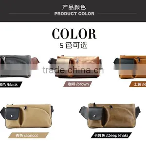 Wholesale Fashion Design PU Leather Men Chest Bag Shoulder Bags for Man thumbnail-2