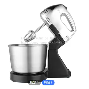 Desktop Household Electric Egg Beater High Power Automatic Stainless Steel Egg Beater（Wechat:13510231336） thumbnail-4