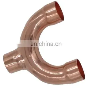 Refrigeration Parts Copper Fitting Reducing Coupling Copper Pipe Connector thumbnail-3