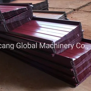 Aluminum-Galvanized Construction Material Roofing Sheet Standing Seam Profile Manufacture Line thumbnail-3