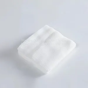 Customized Size Gauze Piece 100% Cotton Dental Gauze Swab thumbnail-2