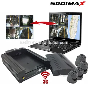 4 Channel 1080P HD Mobile DVR CCTV MDVR 2TB HDD Recording GPS 4G For Truck / Taxi / Bus thumbnail-1