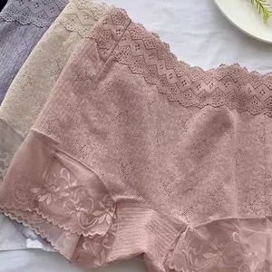 Factory Sale Boyshort Underwear for Women Women's Comfortable Lace Stretch Hipster Underwear thumbnail-1