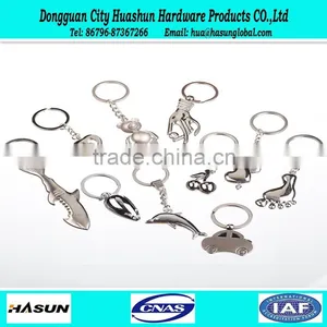 Custom Wholesale Low Price Metal Keychain in Various Shape thumbnail-1