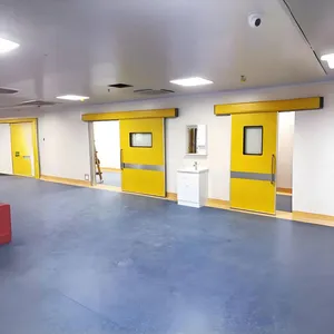 Modern Designed Automatic Sliding Steel Glass Doors for Hospital & Laboratory Operations Interior Hermetic Door thumbnail-5