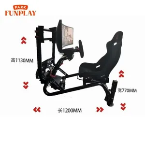 Professional F1 Racing Simulator: Complete Motion Cockpit Hardware for Hyper-Realistic VR Driving Experience thumbnail-3