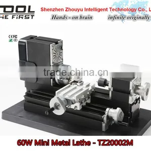 HOT SALE HOBBY Powerful 60W Big Power Mini Metal Lathe Machine for DIY ,model Making thumbnail-1