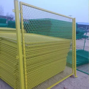 PVC Coated Chain Link Temporary Fence With 3mm Wire Diameter thumbnail-5