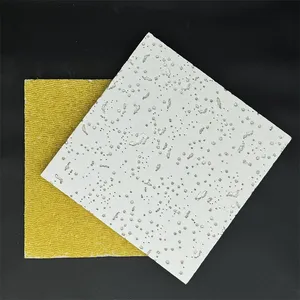 Acoustic Mineral Fiber Ceiling Tile for Commercial Building Soundproofing thumbnail-3