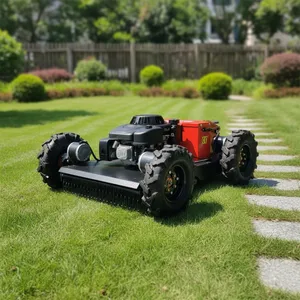 CE EPA Industrial Grade 224cc Single Cylinder Gasoline Engine RC Mower Remotely Controlled Lawn Mower Vigorun thumbnail-6