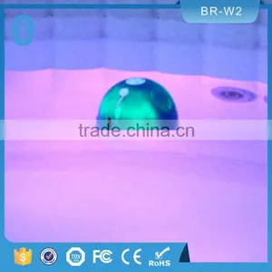 Ball Design Hot Sale Waterproof Pool Wireless Stereo Led Bulb Bluetooth Floating Speaker thumbnail-3