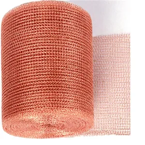 Stainless Steel Knitting Wire Mesh Metal Wire Mesh Loom Automatic Knitted Wire Mesh Machine thumbnail-2