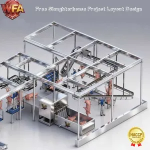Pig Slaughtering Line Pork Slaughter Machine Swine Slaughterhouse Equipment Abattoir Processing System thumbnail-5