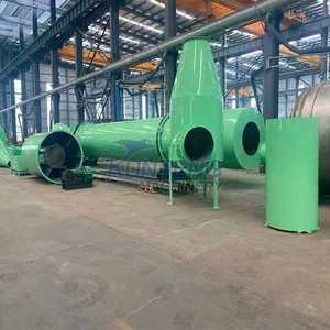 High Output Rotary Sugarcane Waste Dryer Corn Stalk Dehydrator Farm Biomass Drying System for Waste Recycling Production Line EPC thumbnail-2
