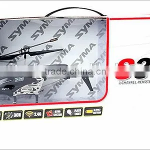 China Manufacture Syma S36 2.4G 3 CH RC Helicopter Remote Control Toy thumbnail-6