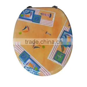 Bathroom Household Poly Resin Toilet Seat Cover thumbnail-1