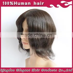 Natural Straightly Black Malaysian Remy Hair Thin Skin Full Lace Wigs thumbnail-3