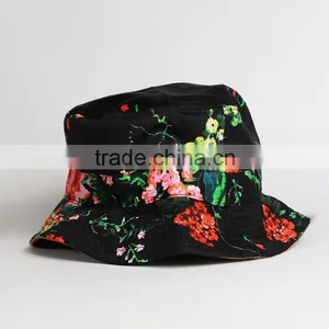 Adult Mexican Cheap Tie Dyed Printed Bucket Hat With Logo Patch thumbnail-4