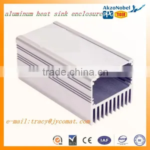 Extruded 6063-T5 ANODIZED Aluminum Heat Sink Shapes/ Profiles thumbnail-1