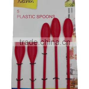 5pc Plastic Spoon Set thumbnail-1
