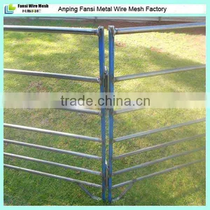 High Quality Galvanized 40mmx80mm Oval Tube Cattle Panel Gate thumbnail-1