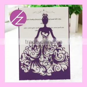 Luxury Wedding Invitation Cards for Christening , Quinceanera Event ,factory Price Birthday Greeting Card With RSVP Card Supplier's Choice thumbnail-5