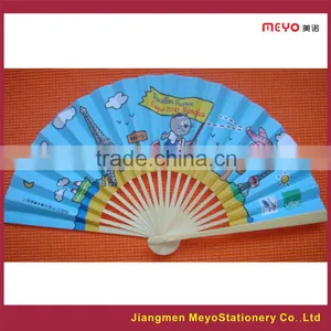 2015 Unique Gift Decorative Cartoon Bamboo Folding Fan thumbnail-1