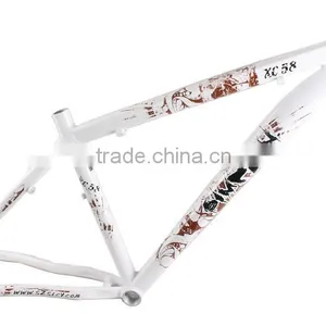 Alloy Mountain Bike Frame XC58 White thumbnail-1