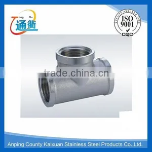 Made in China Casting Stainless Steel 3 Way Connector thumbnail-2