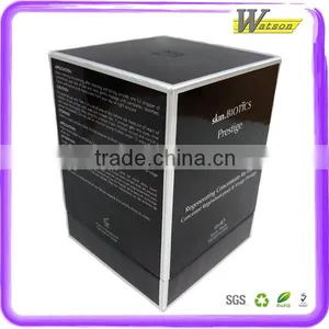 High-quality Cardboard Custom Lid/Bottom Packaging Printed Black Gift Box thumbnail-2