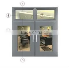 55K Outward Opening Series Aluminum Casement Windows (Aluminum Windows Frame) thumbnail-1