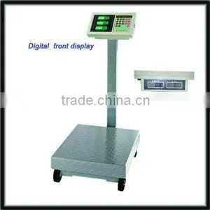 Dual LCD Display Digital Weighing Machine With Wheels thumbnail-1