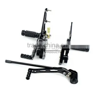 ARS-K6 Wholesale Billet Aluminum Adjustable Footrest Peg Motorcycle for Suzuki GSXR 600/750 06-09 thumbnail-3