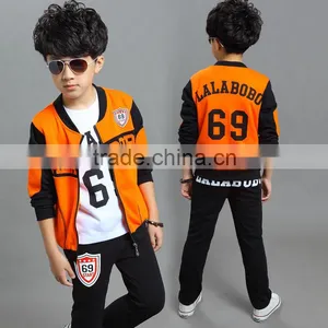 Suit Children Baseball Uniform/children/boys Long Sleeve T-shirt thumbnail-3