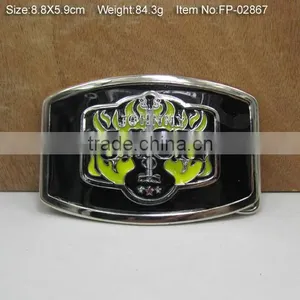 Cross Belt Buckle With Rhinestones Cheap Price Metal Stock Pin Belt Buckle for Men Belt thumbnail-6