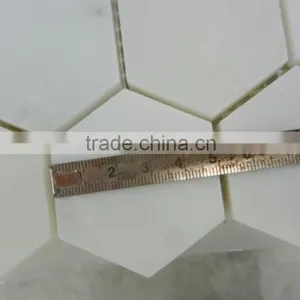 Wholesale Top Quality Natural White Marble Mosaic on Sale thumbnail-4