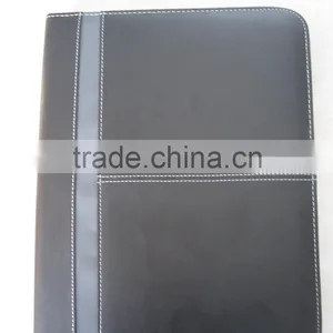 A4 Zipper pu Leather Portfolio Conference Folder thumbnail-2