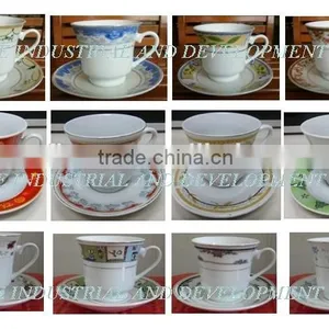 Daily Used Porcelain Cup&saucer With Modern Printing,ceramic Coffee Set thumbnail-1