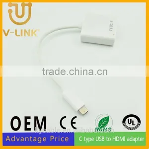Gray White Usb 3.1 Type c Connector With Hdmi Converter thumbnail-1