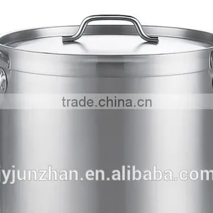 Large Stainless Steel Cooking Pot With 3 Ply Bottom and Low Price-- Guangdong Junzhan thumbnail-2