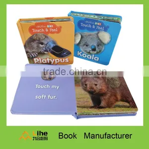Children Feel & Touch Book Cognitive Book Safe and Eco-friendly With Colorful Printing thumbnail-1