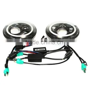 WEIKEN 7 Inch Led Headlight/Round Harley Led Headlight/Motorcycle Headlights thumbnail-3