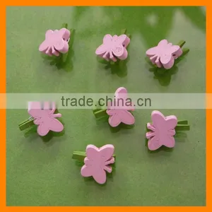 25mm Wooden Butterfly Clip Decoration thumbnail-1